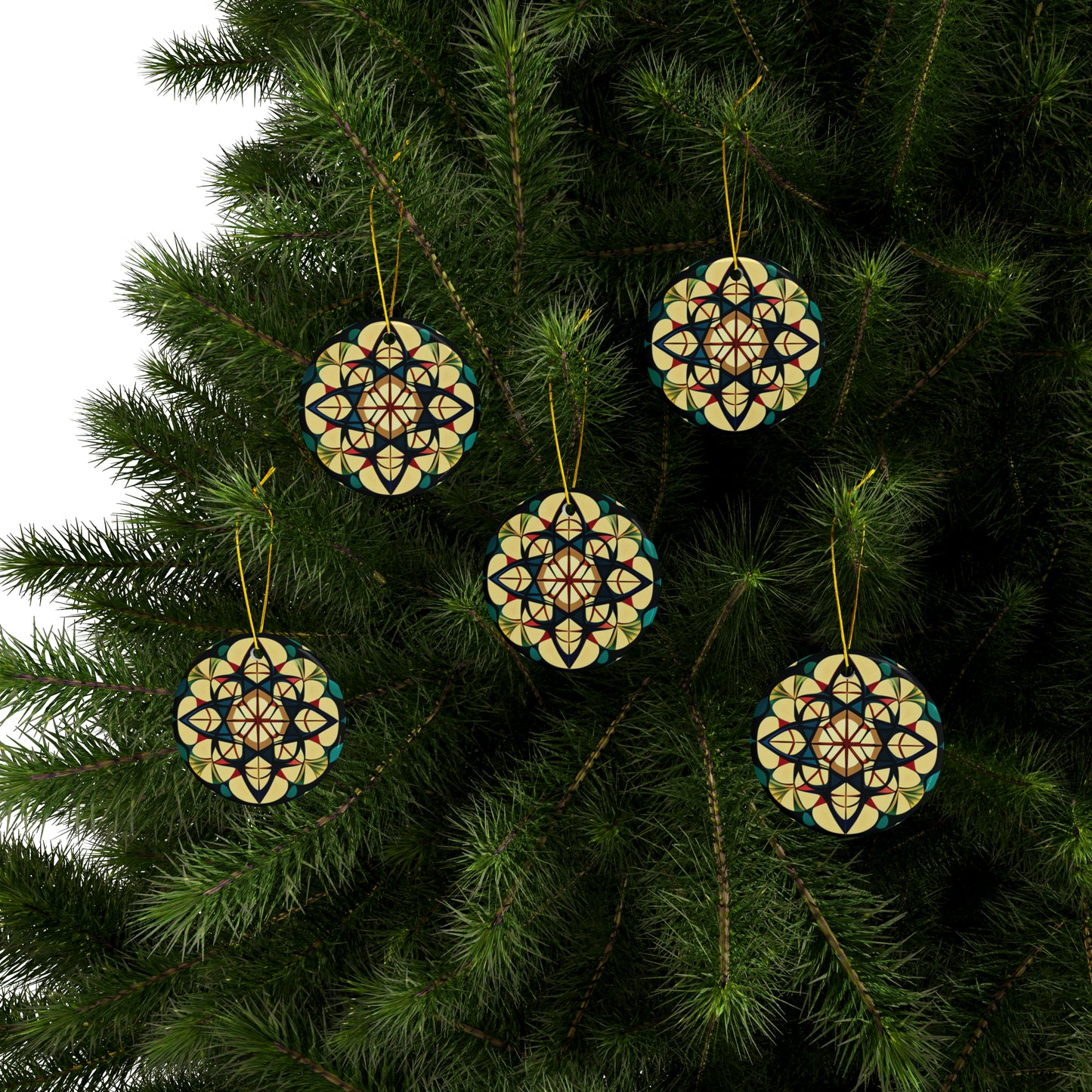 Ceramic Ornaments (1pc, 3pcs, 5pcs, 10pcs)