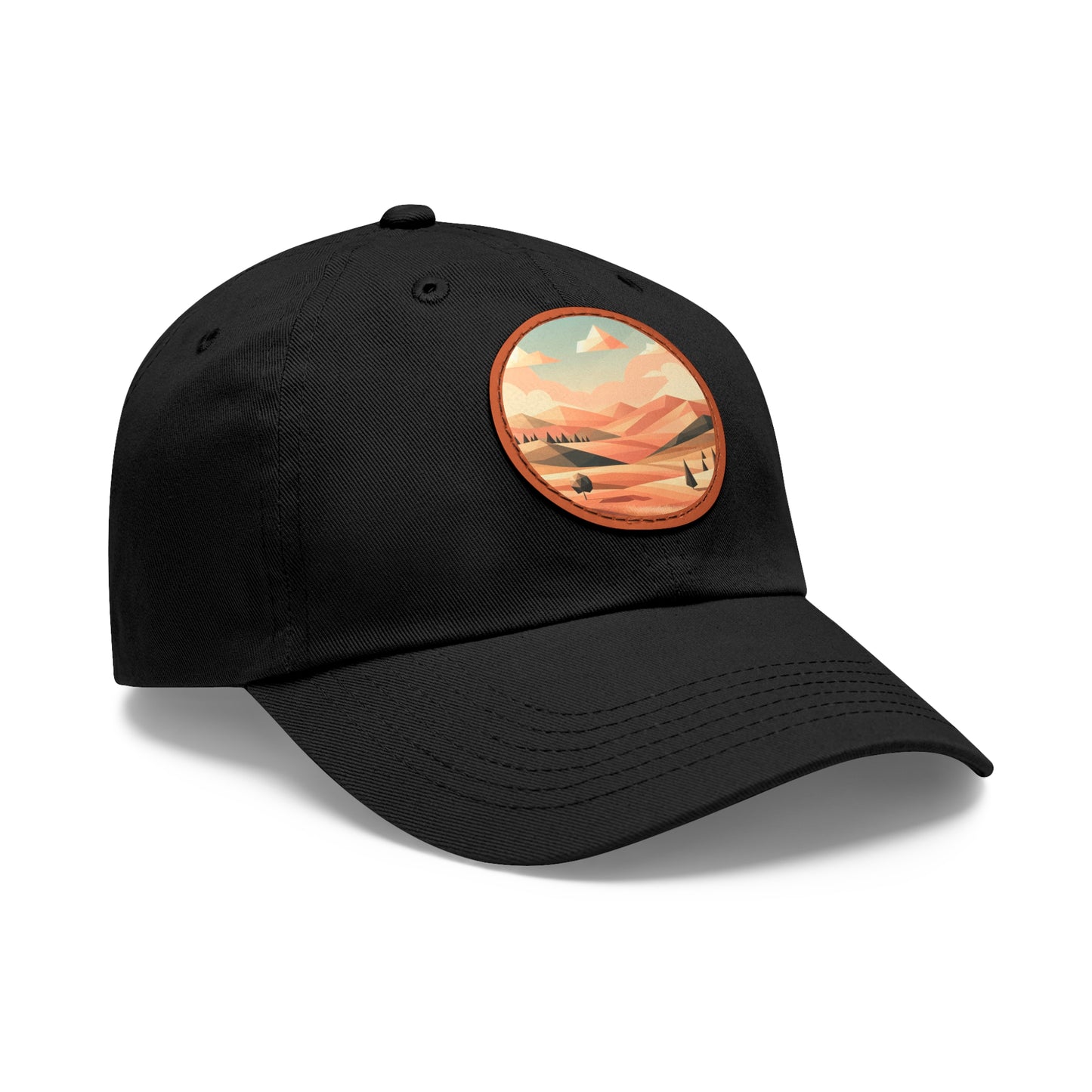 Hat with Leather Patch