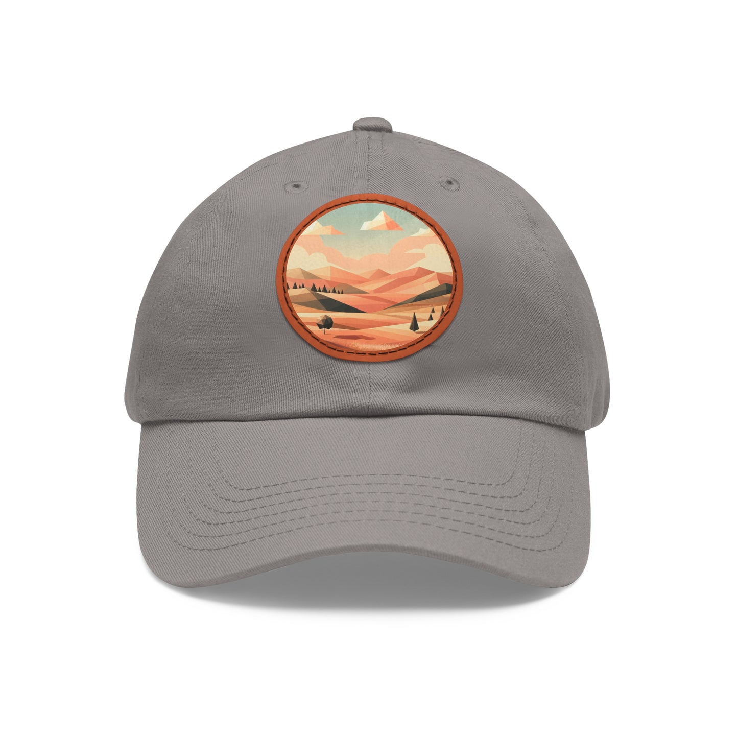 Hat with Leather Patch