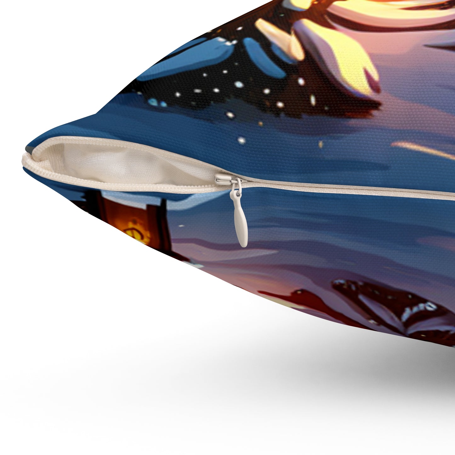 Spun Polyester Square Pillow