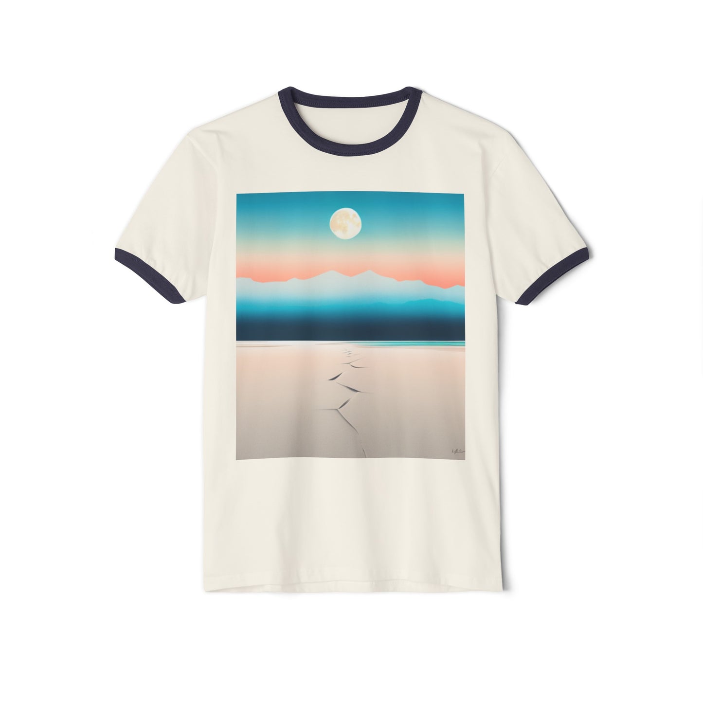 AZA Unisex Cotton Ringer T-Shirt