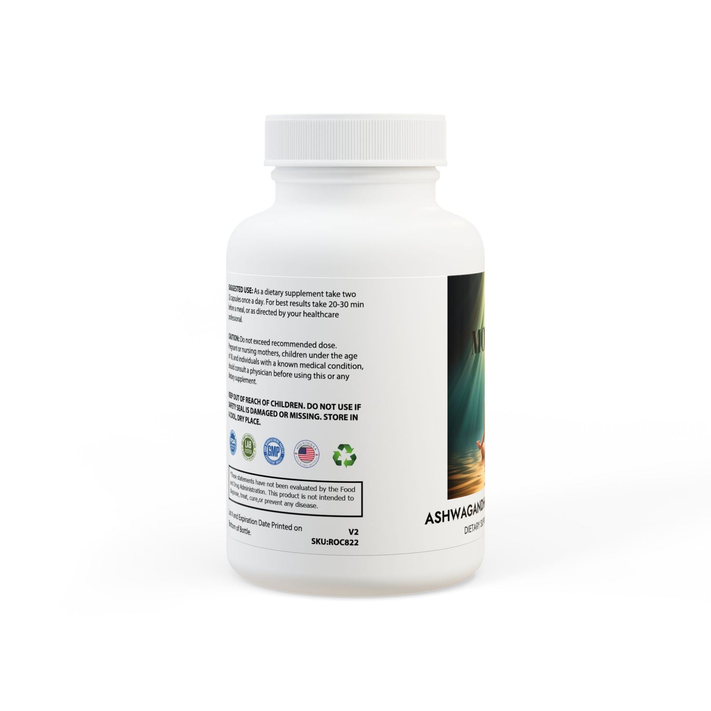 Ashwagandha and Black Pepper Supplement (60 capsules)