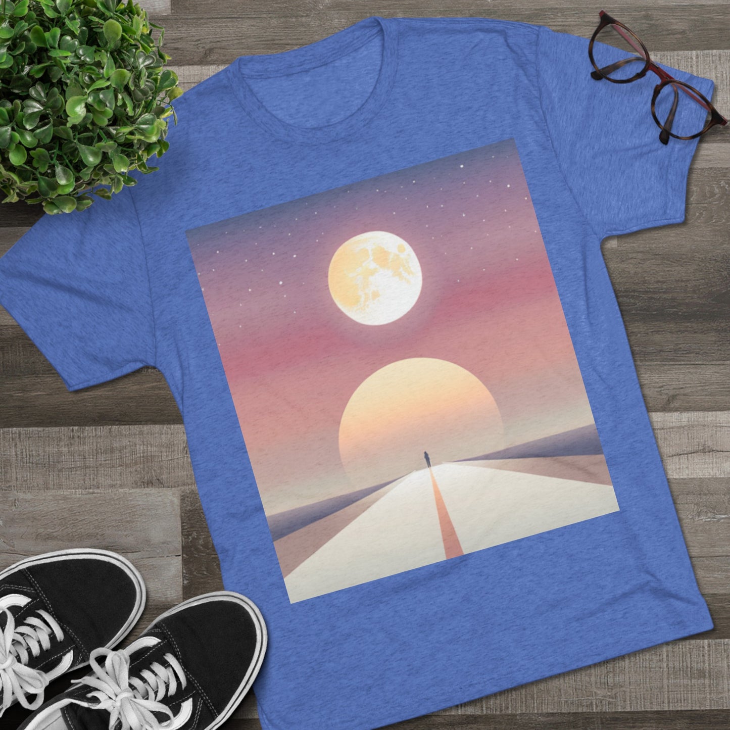 ADEO Unisex Tri-Blend Crew Tee