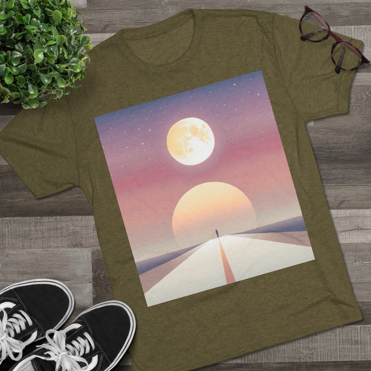 ADEO Unisex Tri-Blend Crew Tee