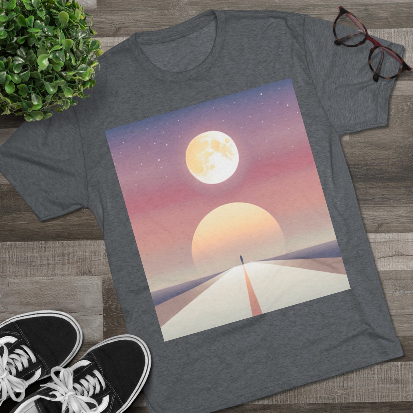 ADEO Unisex Tri-Blend Crew Tee