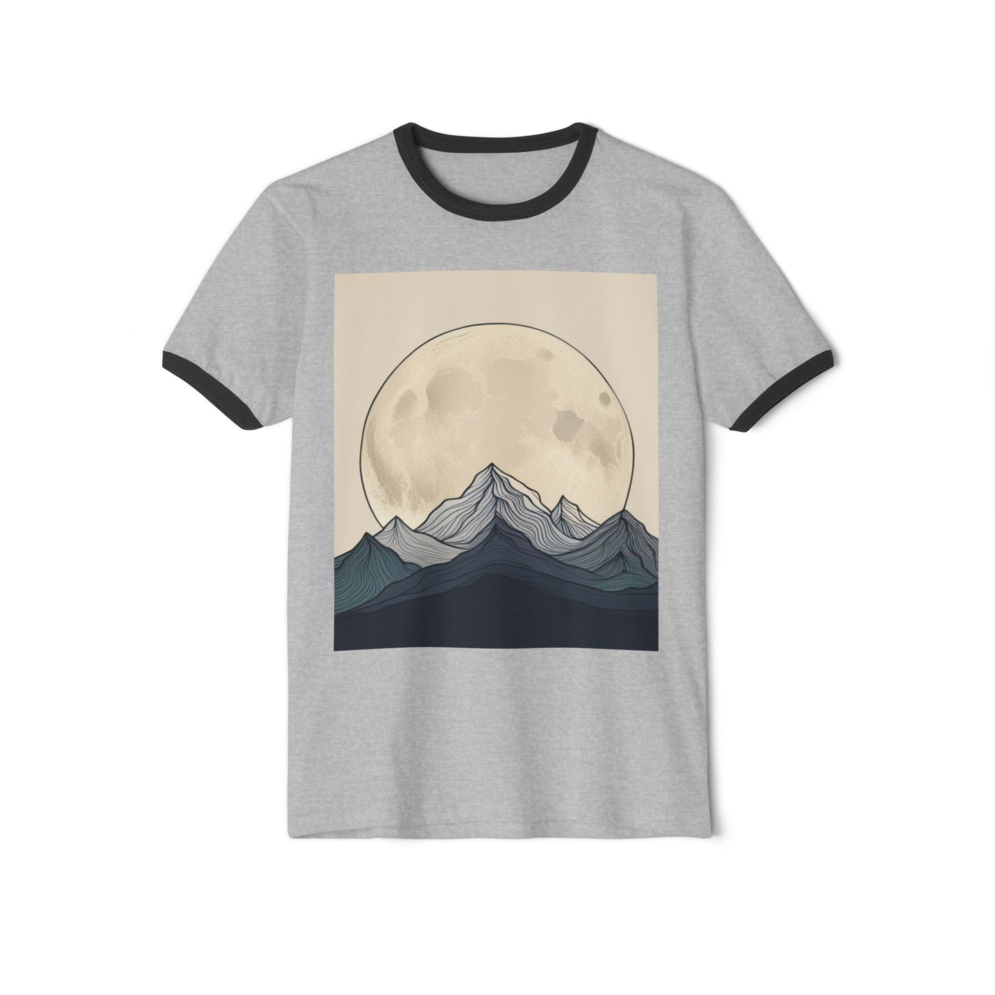 AZA Unisex Cotton Ringer T-Shirt