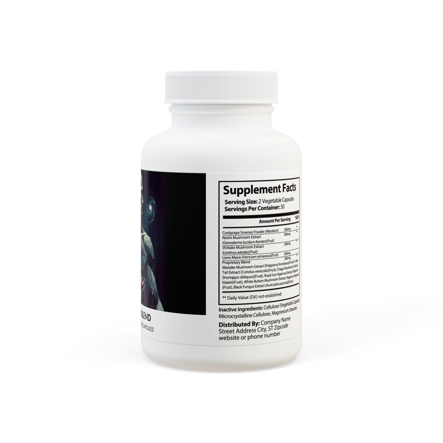 Mushroom Blend Supplement (60 Capsules)