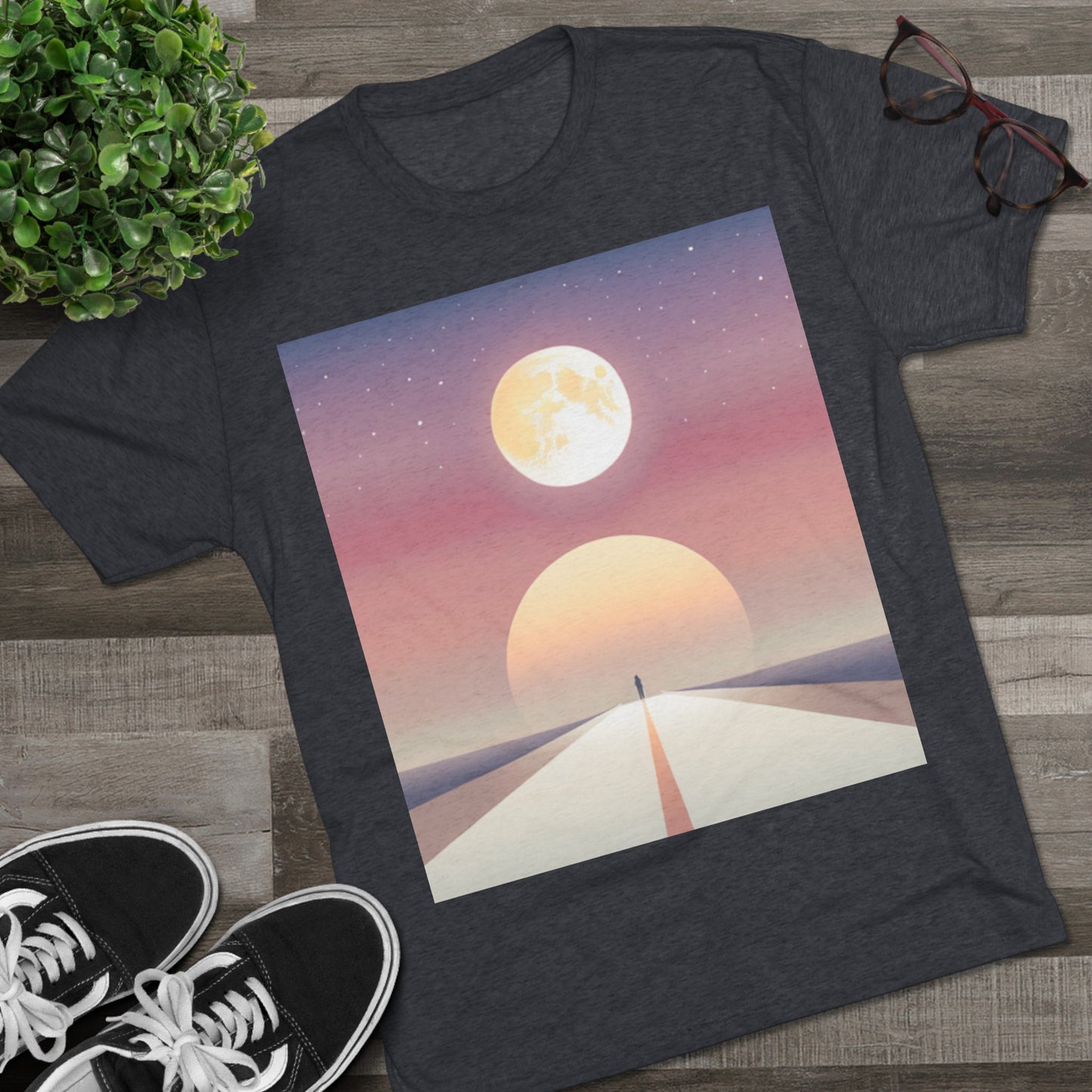 ADEO Unisex Tri-Blend Crew Tee