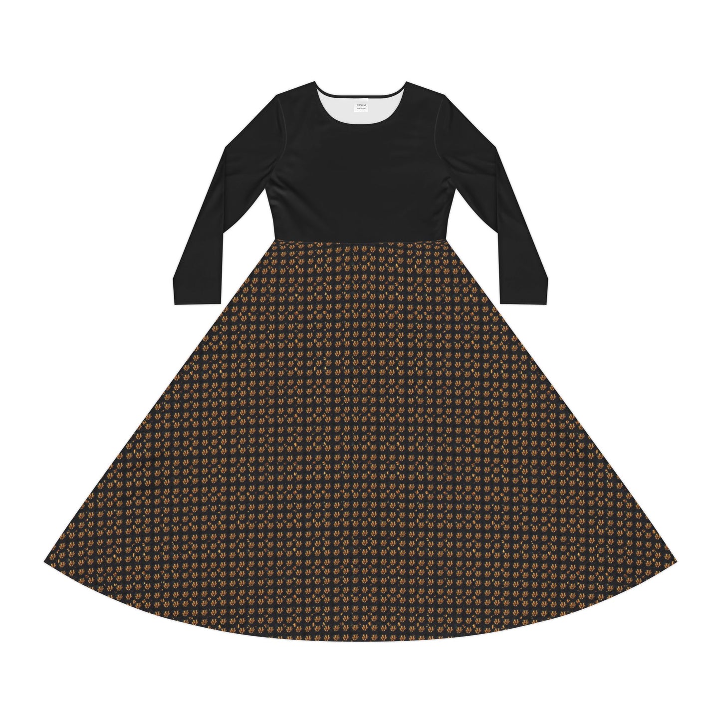 Women's Long Sleeve Dance Dress