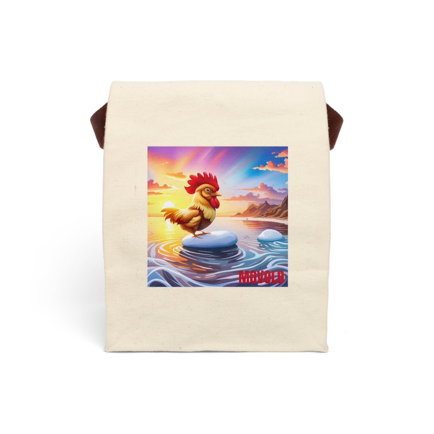 Canvas Lunch Bag With Strap