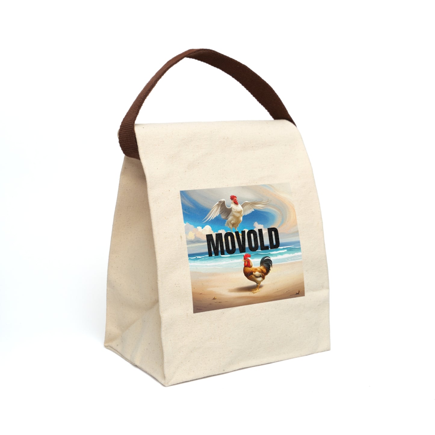 Canvas Lunch Bag With Strap