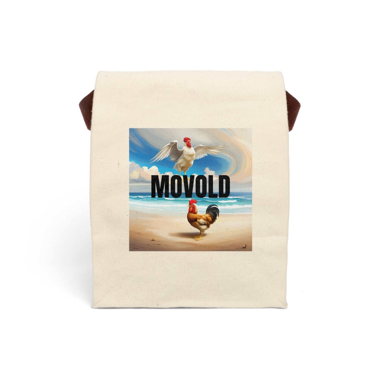 Canvas Lunch Bag With Strap
