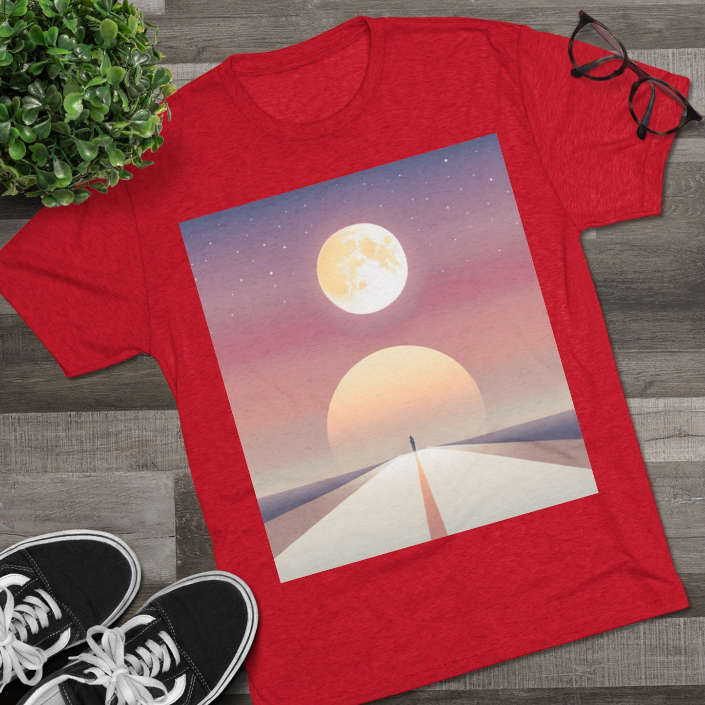 ADEO Unisex Tri-Blend Crew Tee