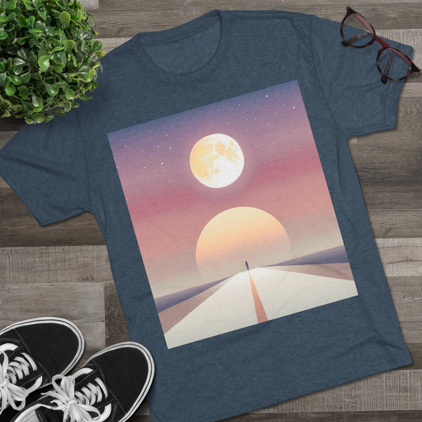 ADEO Unisex Tri-Blend Crew Tee