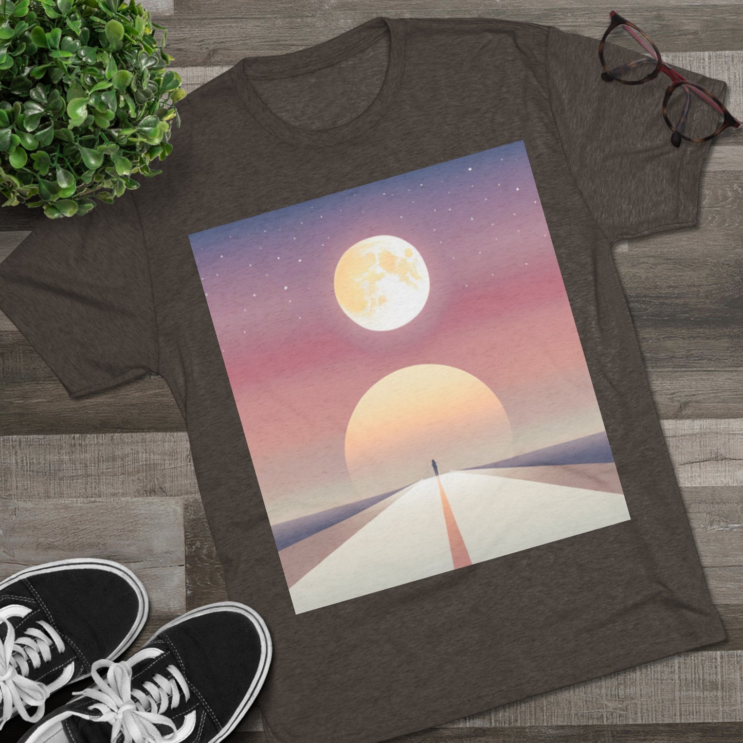 ADEO Unisex Tri-Blend Crew Tee