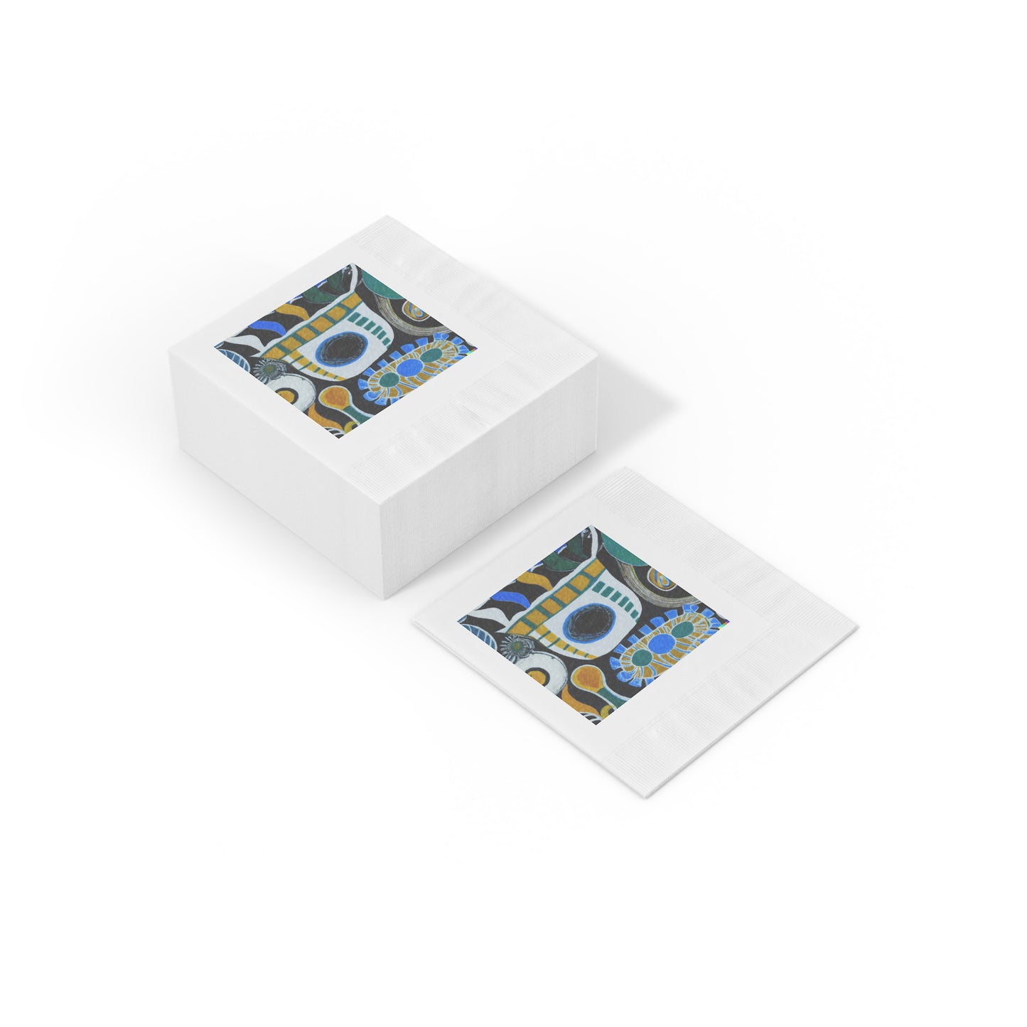 White Coined Napkins