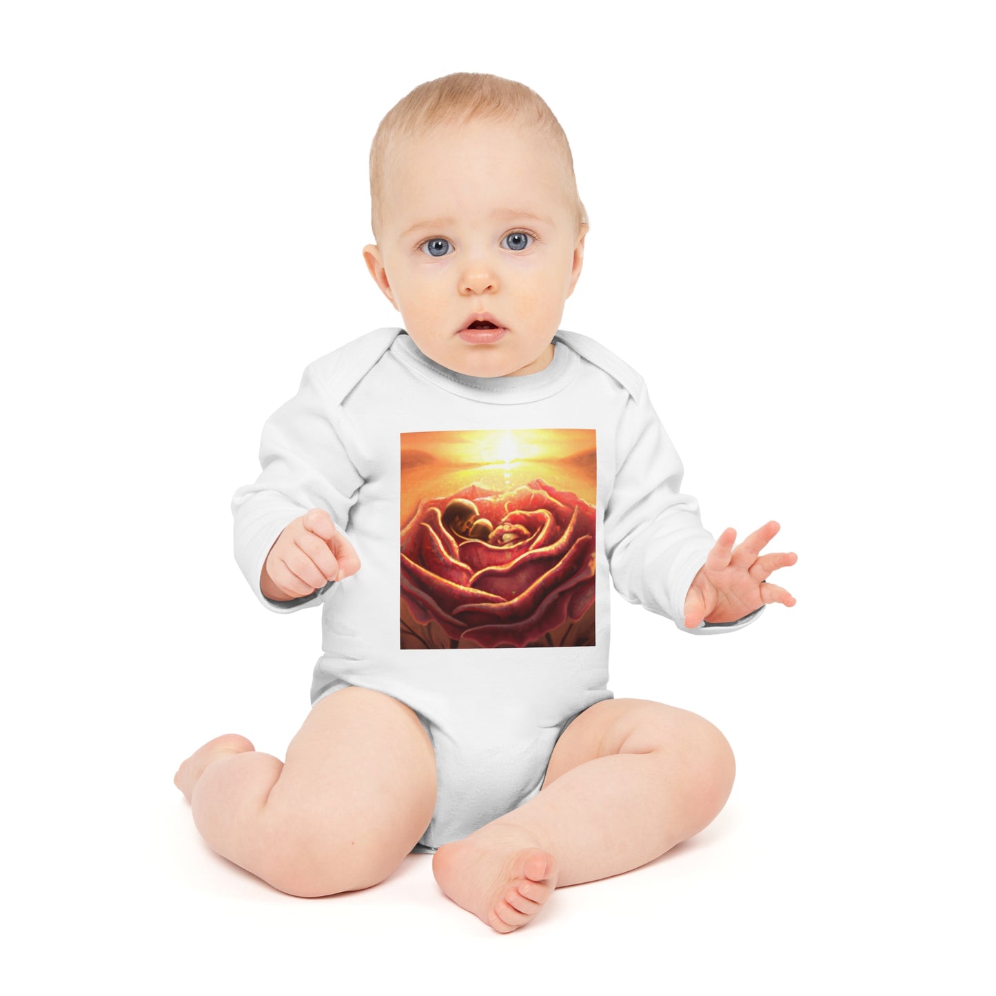 Baby Long-Sleeve Organic Bodysuit
