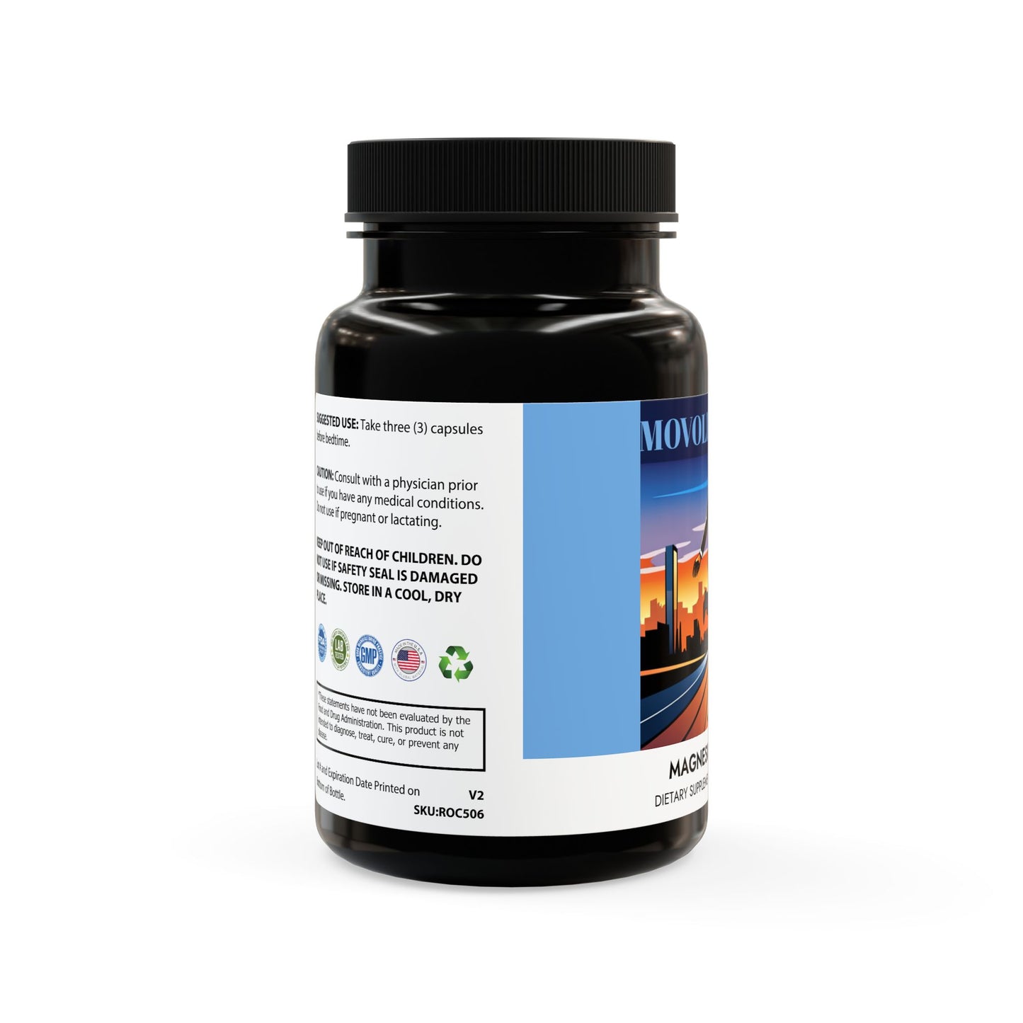 Magnesium Zinc Supplement (90 Capsules)