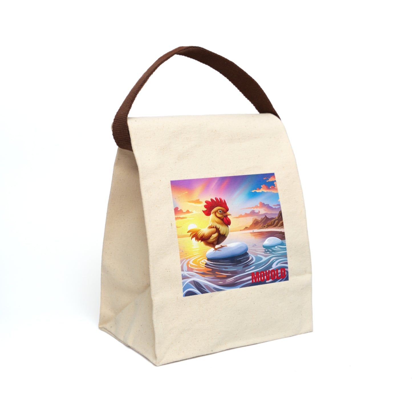 Canvas Lunch Bag With Strap