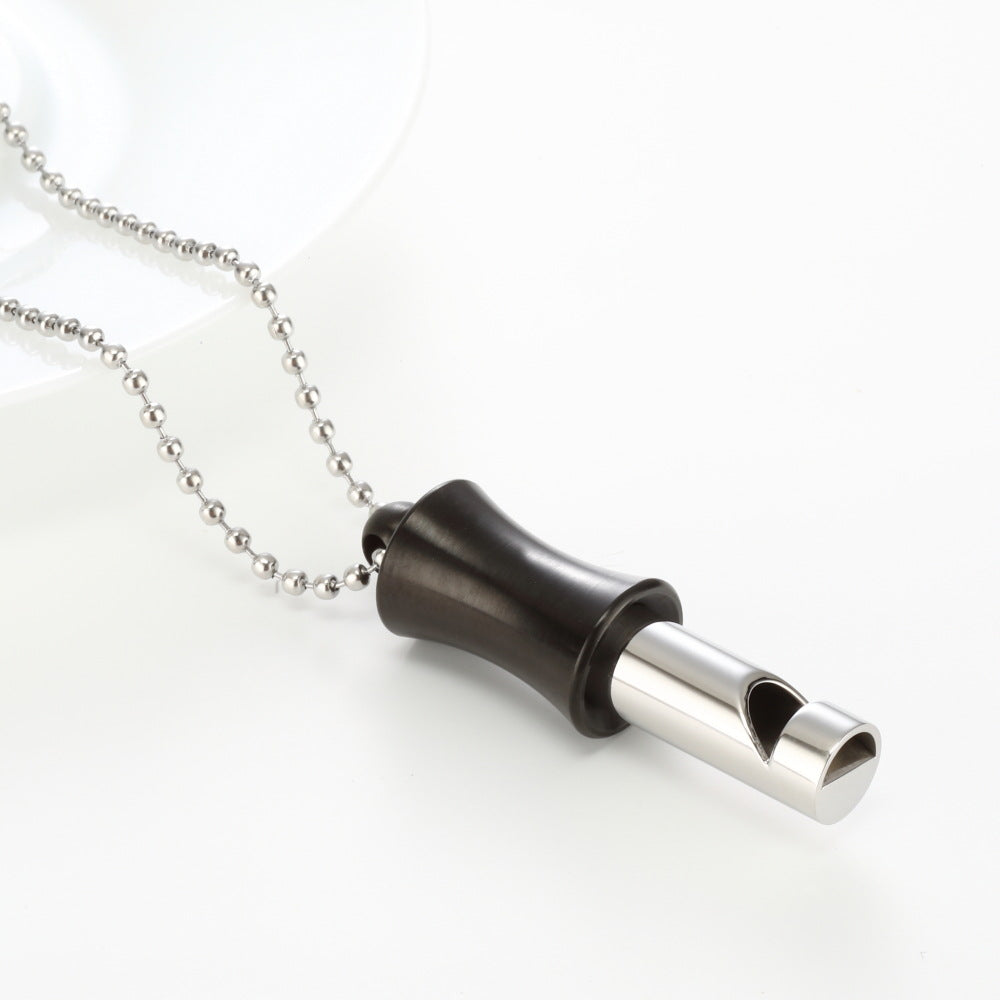 Yoga Exercise Meditation Whistle Adjustable Necklace