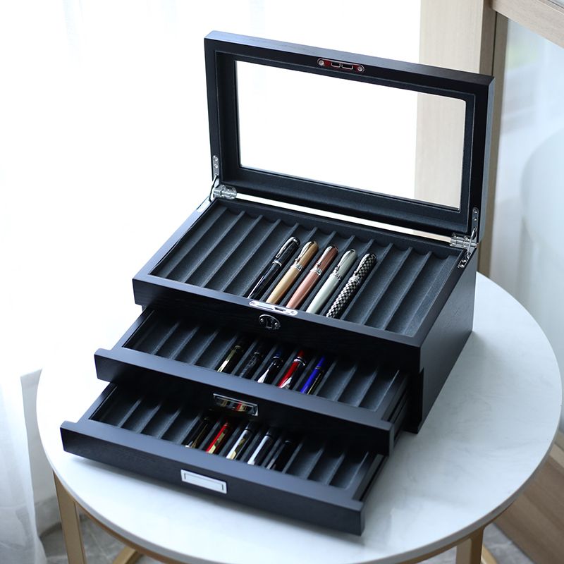 Pen Box Brown Ash Veneer