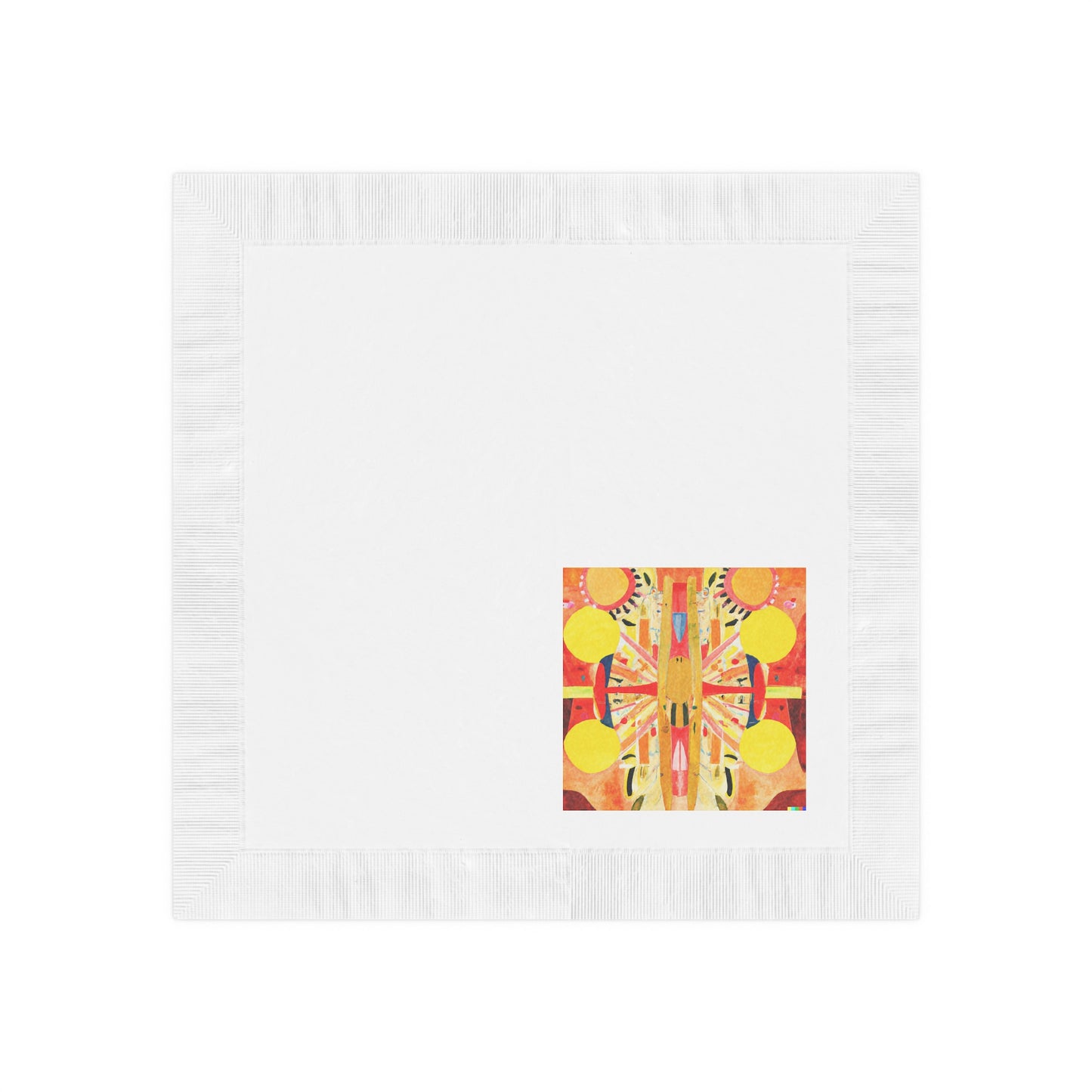 White Coined Napkins