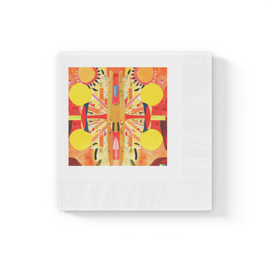 White Coined Napkins