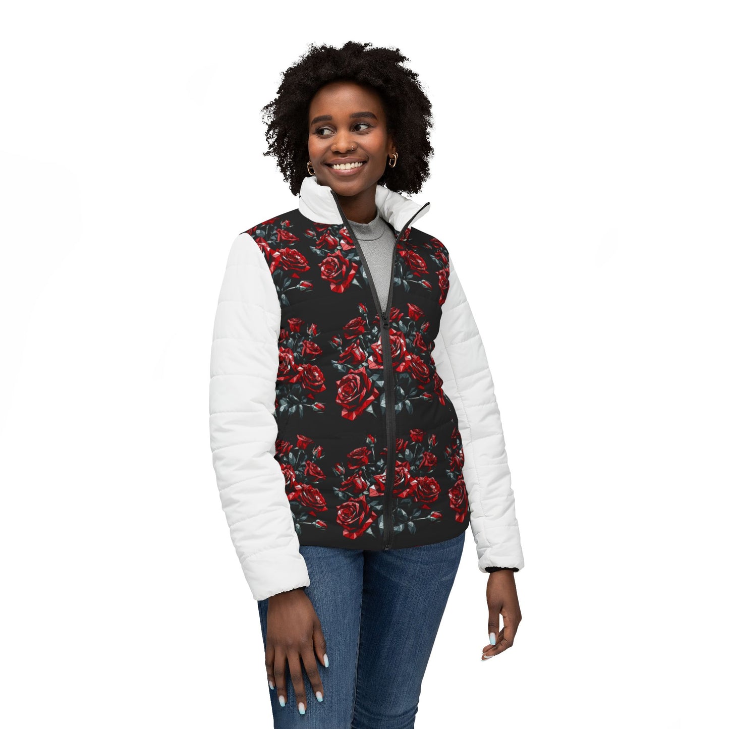 Women’s Puffer Jacket (AOP)