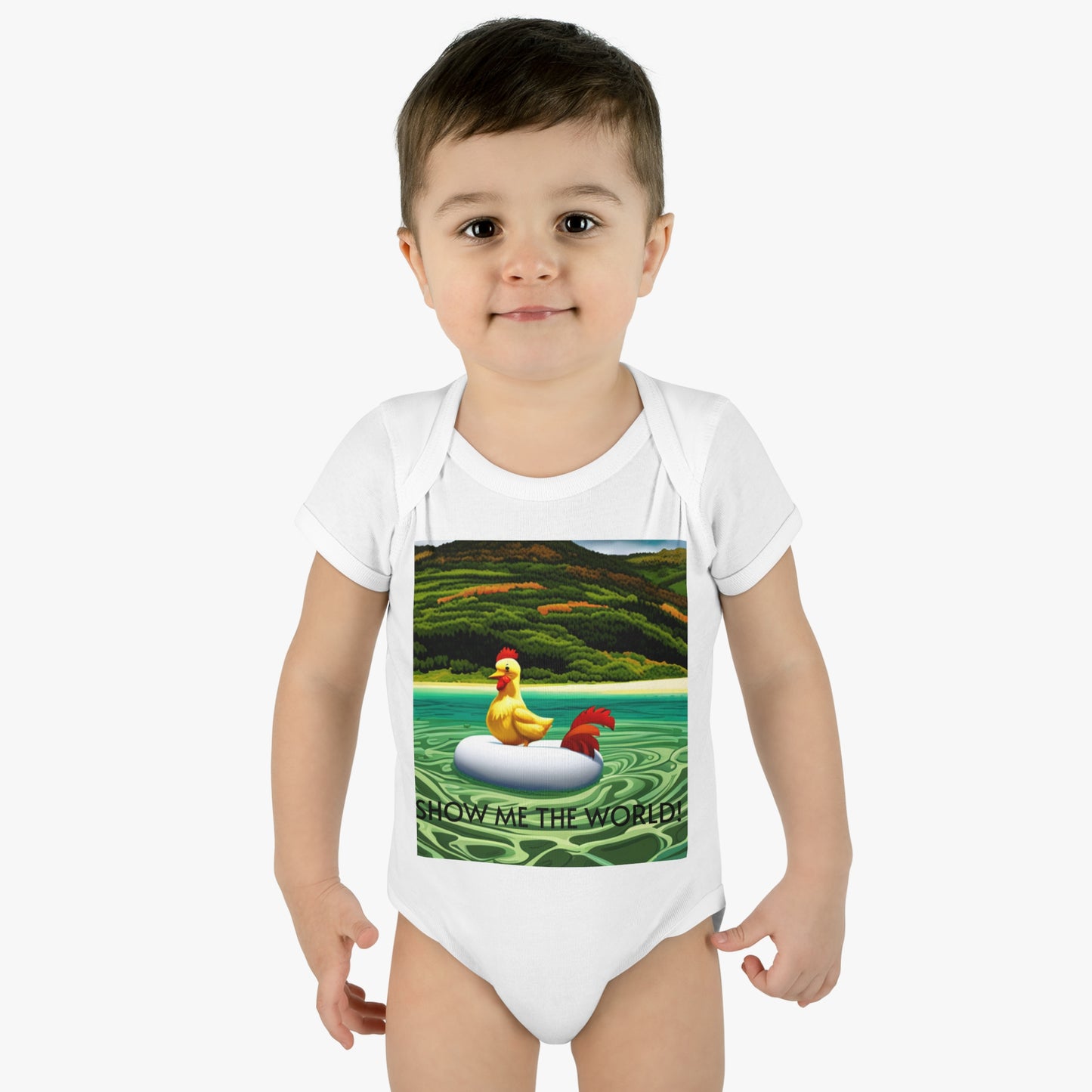 Infant Baby Rib Bodysuit KAUAI