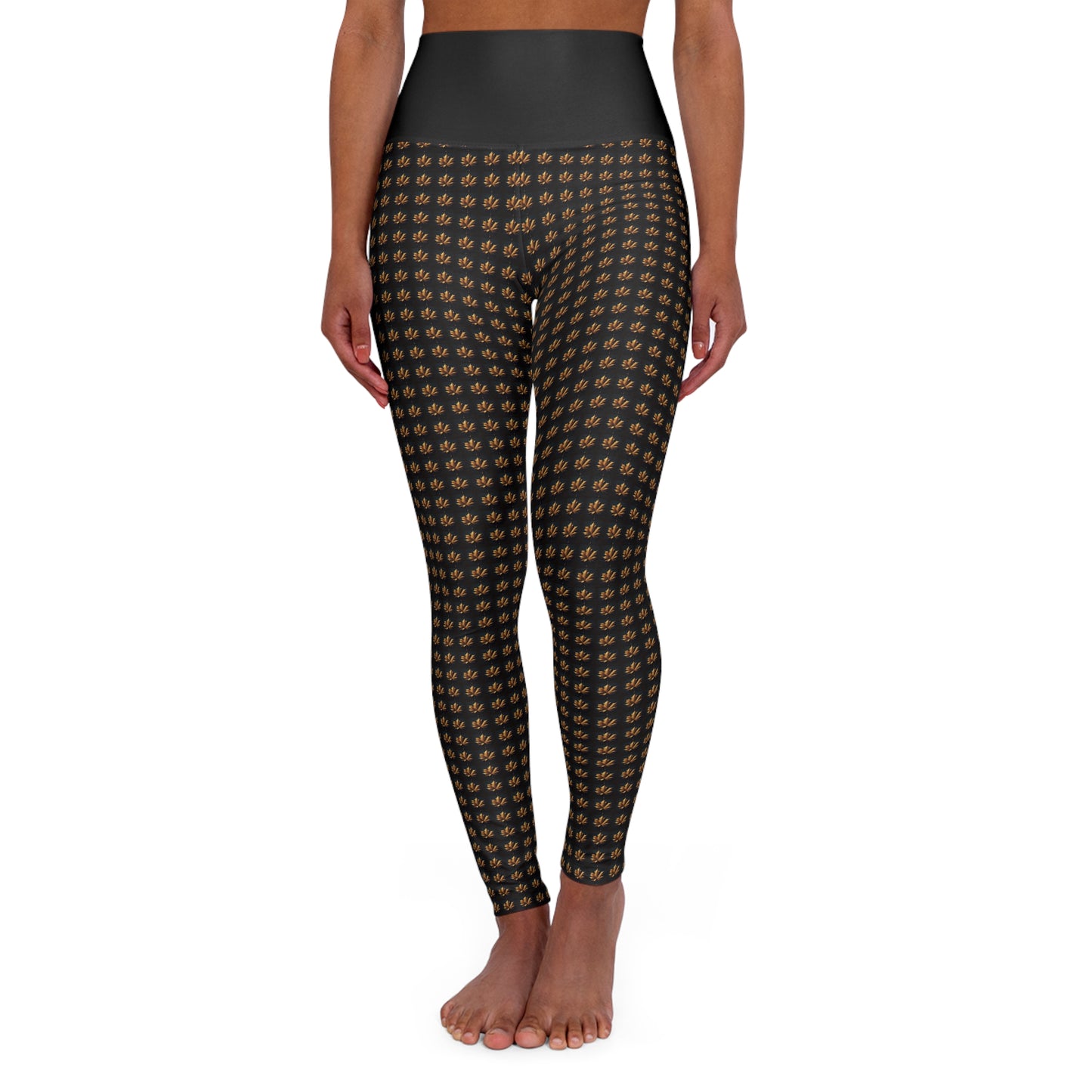 High Waisted Yoga Leggings (AOP)