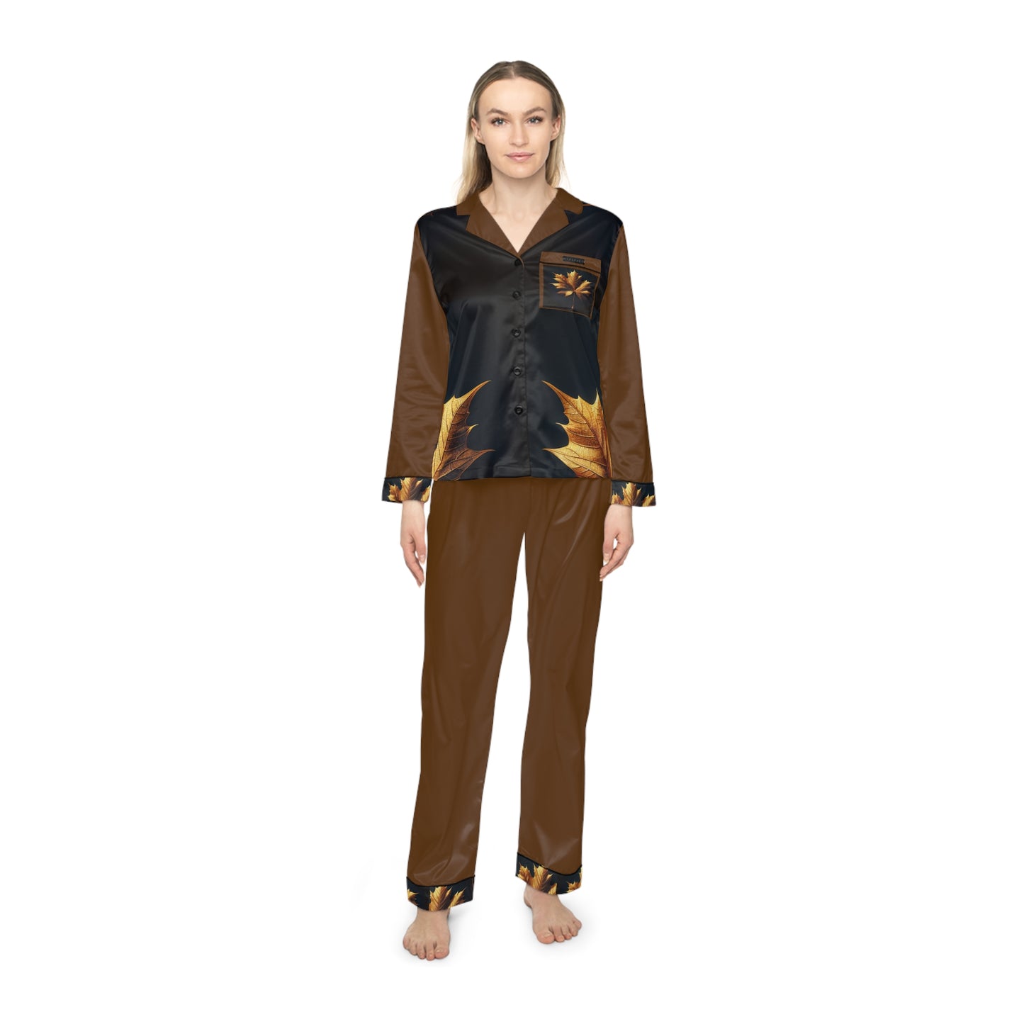 Women's Satin Pajamas (AOP)